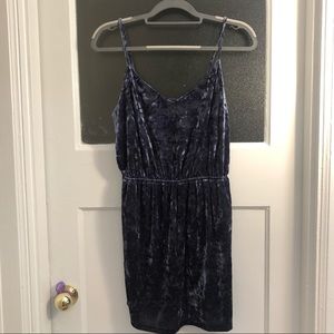 Velvet mini-dress